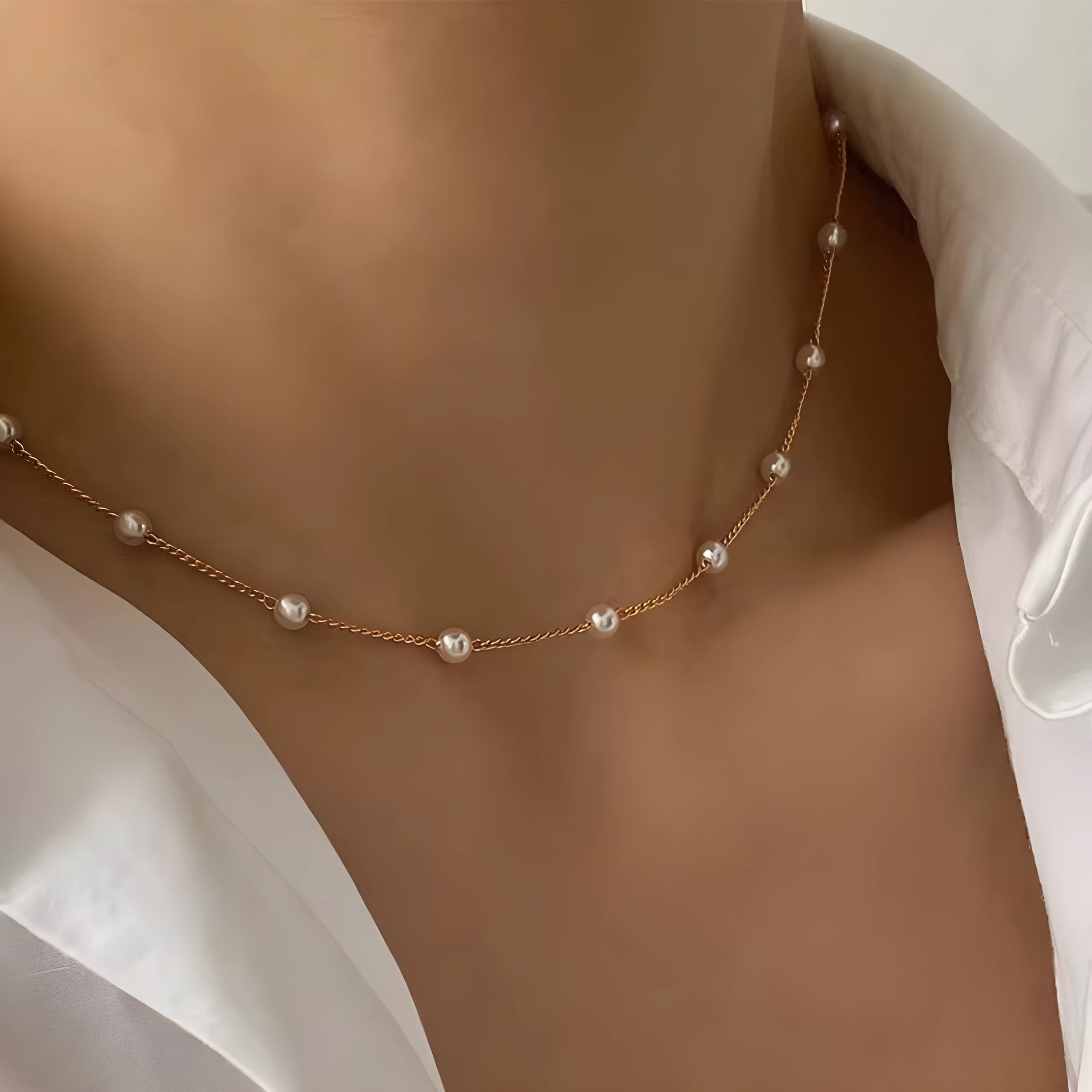Maëlle – Gelaagde parelketting