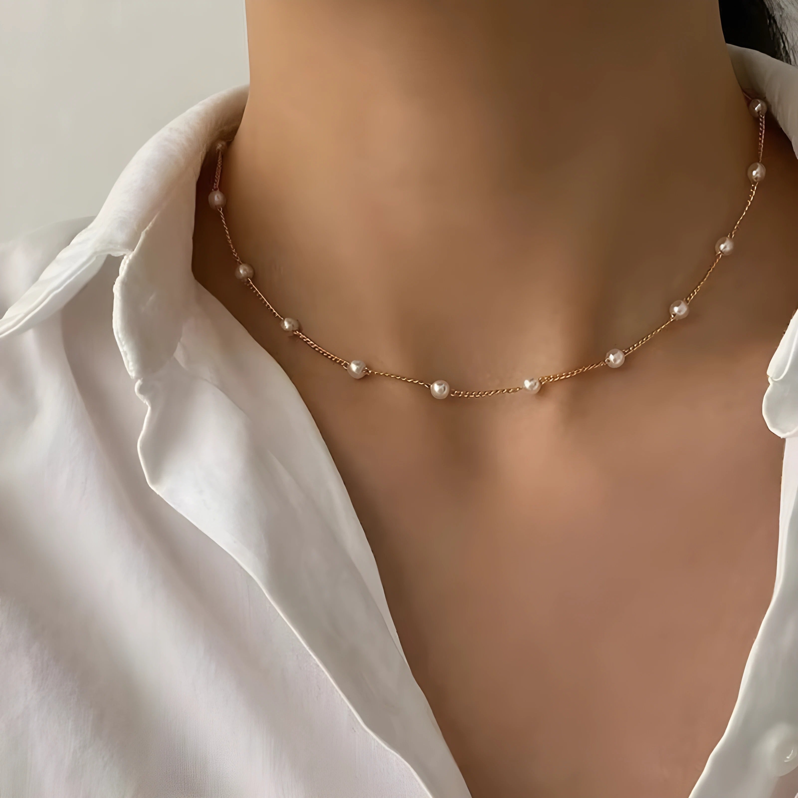 Maëlle – Gelaagde parelketting