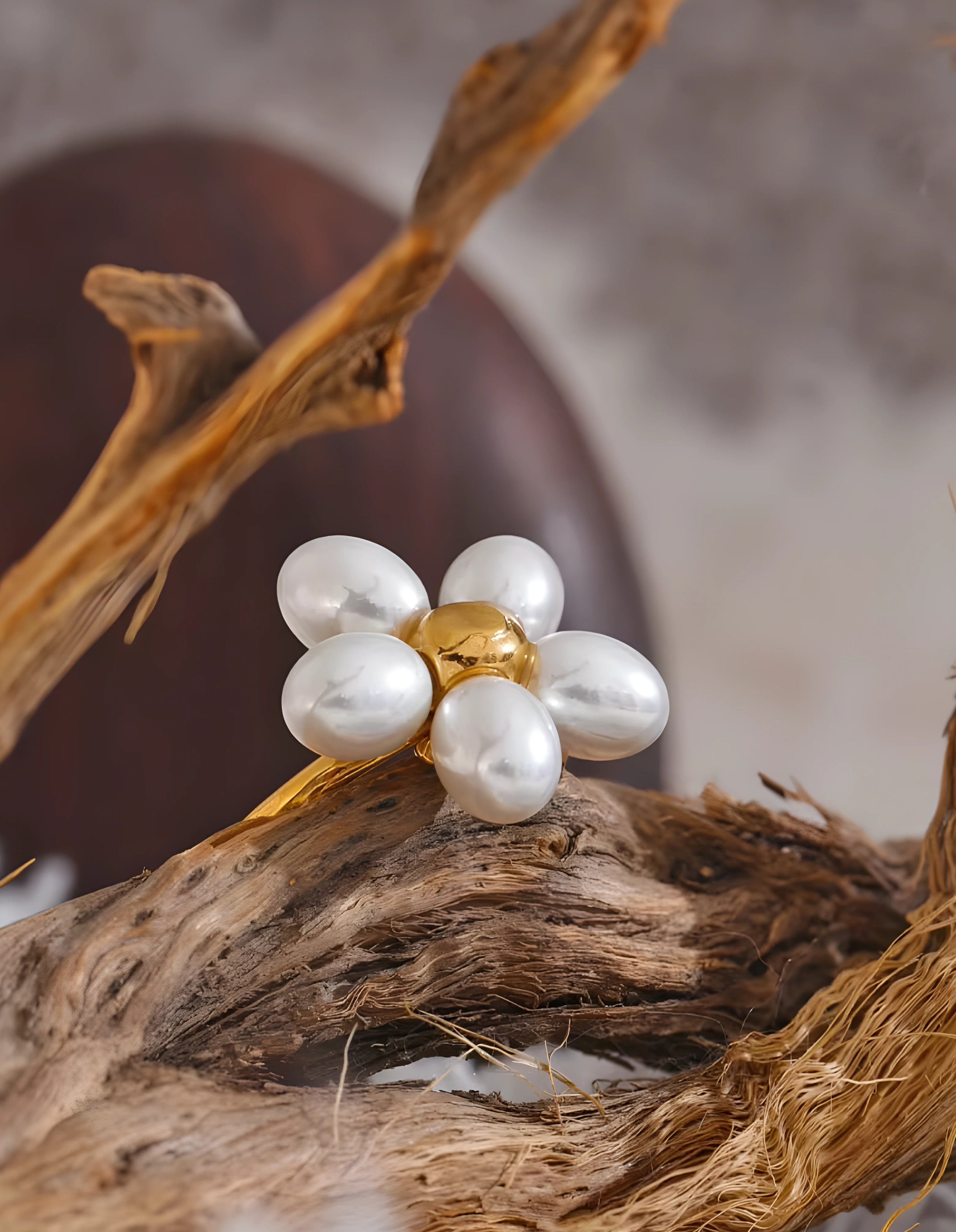 Léopoldine – Verstelbare parelring