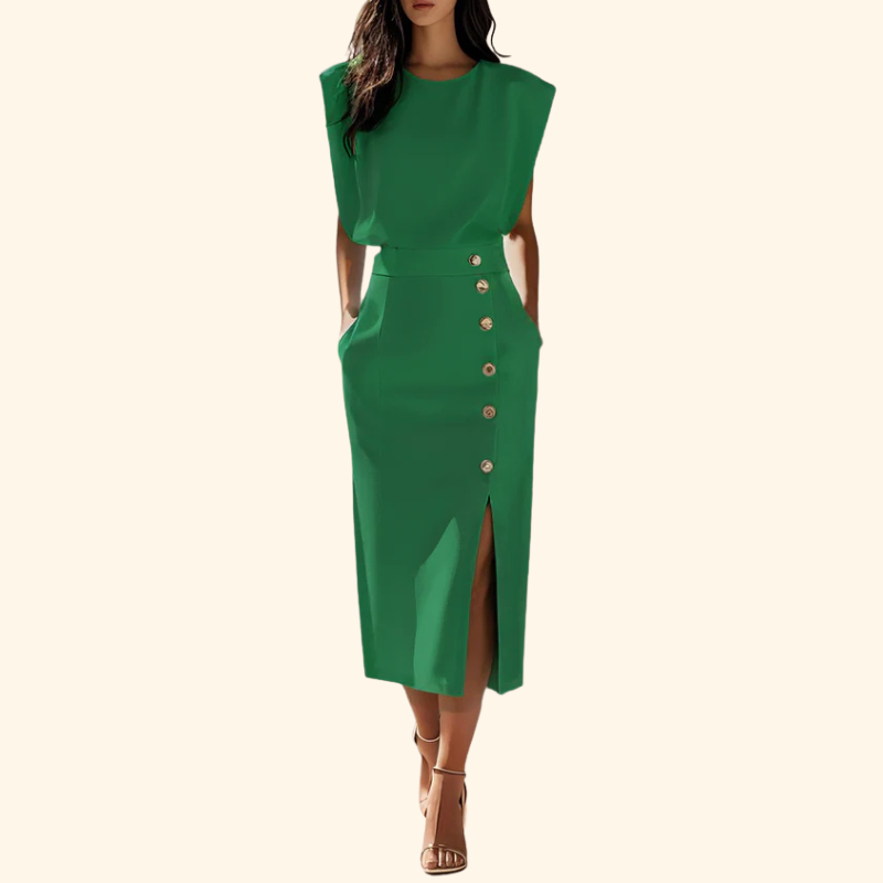 Clara - Elegant Midi Dress