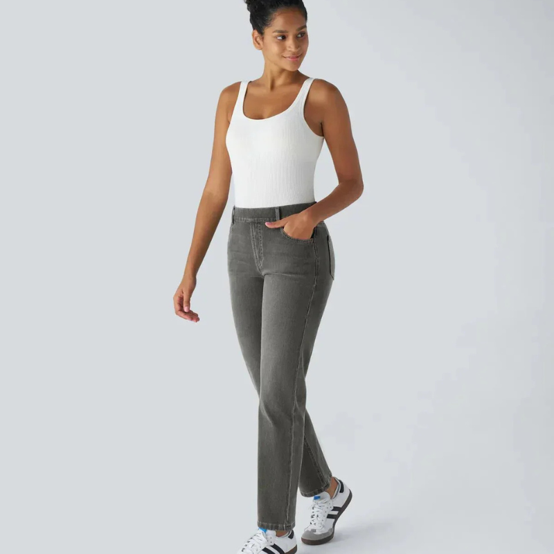 Sofia - Stretchy High-Waisted Trousers