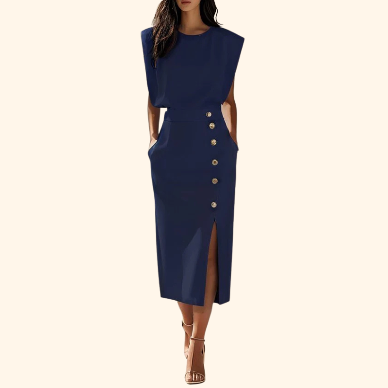 Clara - Elegant Midi Dress