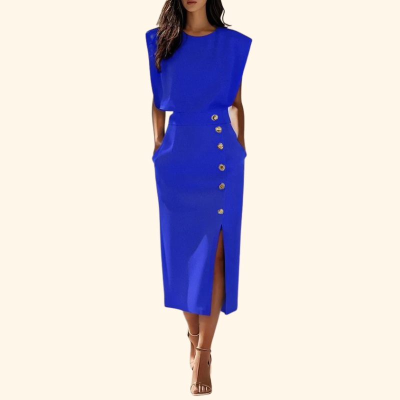 Clara - Elegant Midi Dress