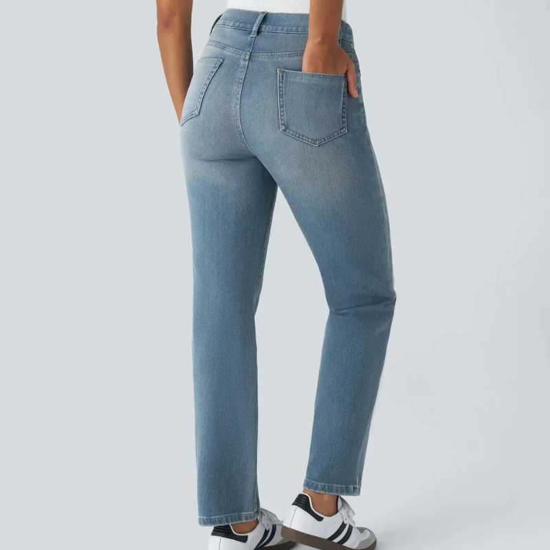 Sofia - Stretchy High-Waisted Trousers
