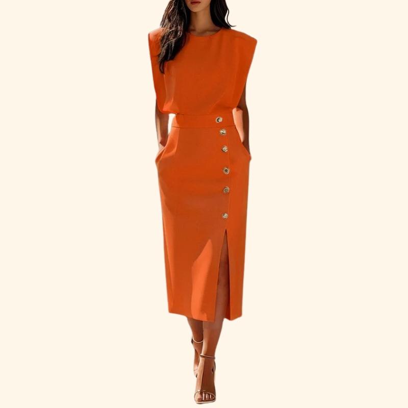 Clara - Elegant Midi Dress