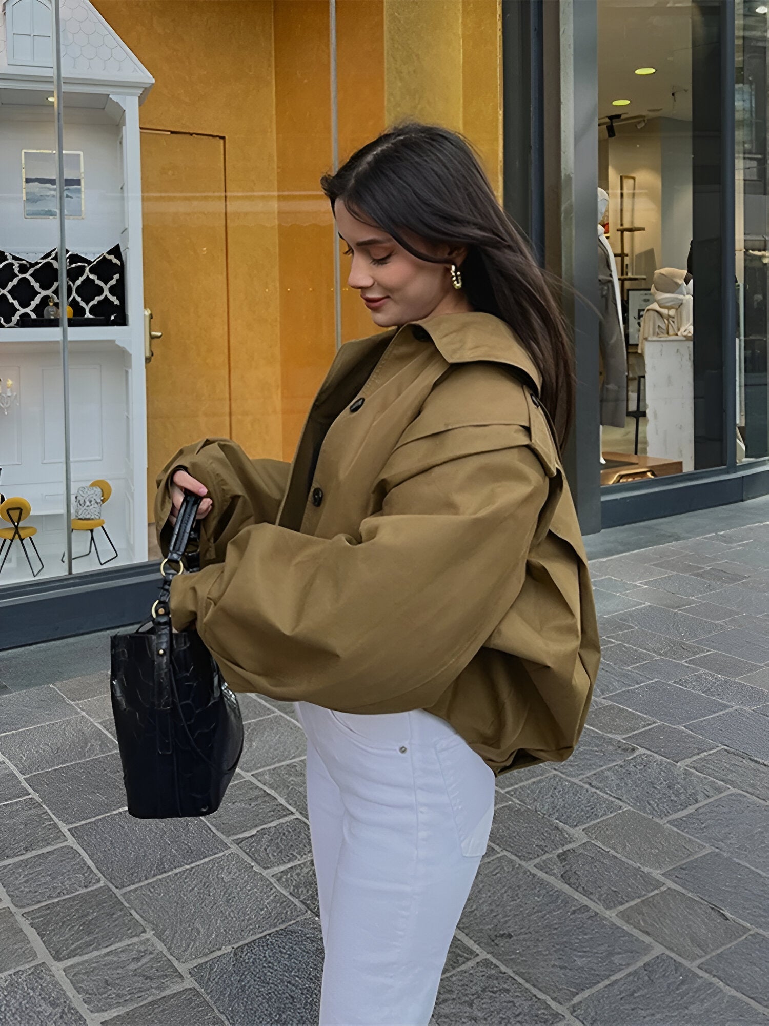 Amelia - Short trench coat