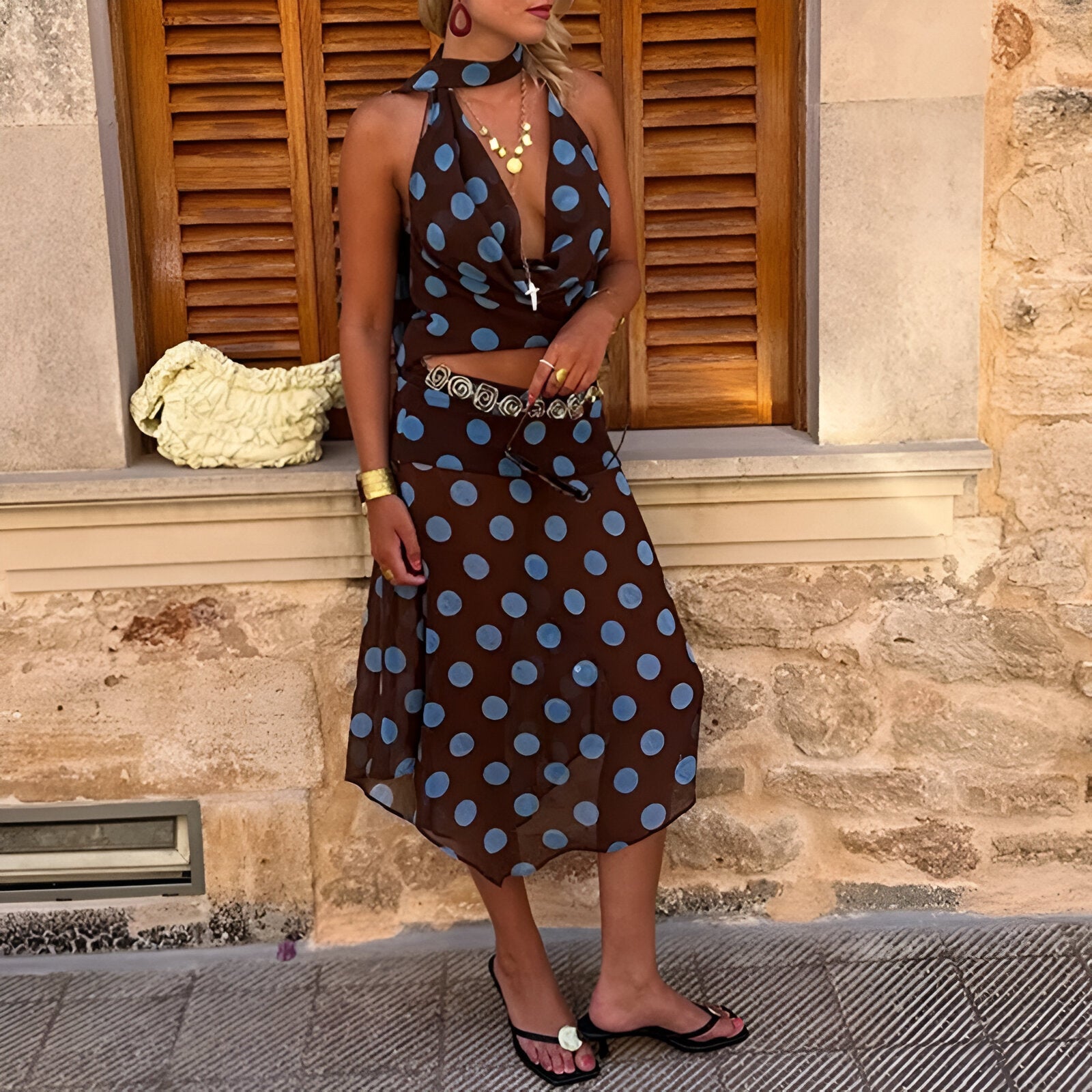 Nathalie - Polka Dot Set