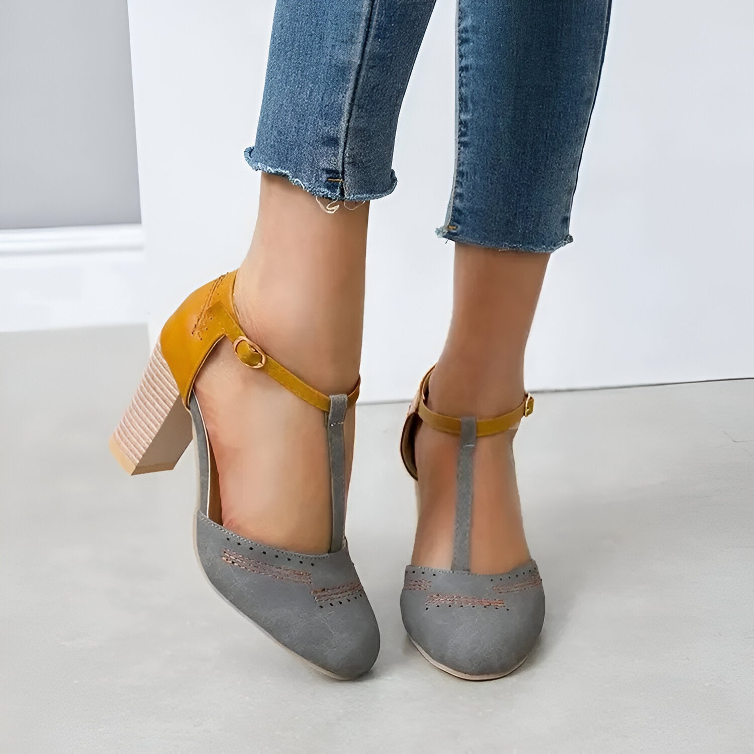 Marcella – Pumps met Blokhak
