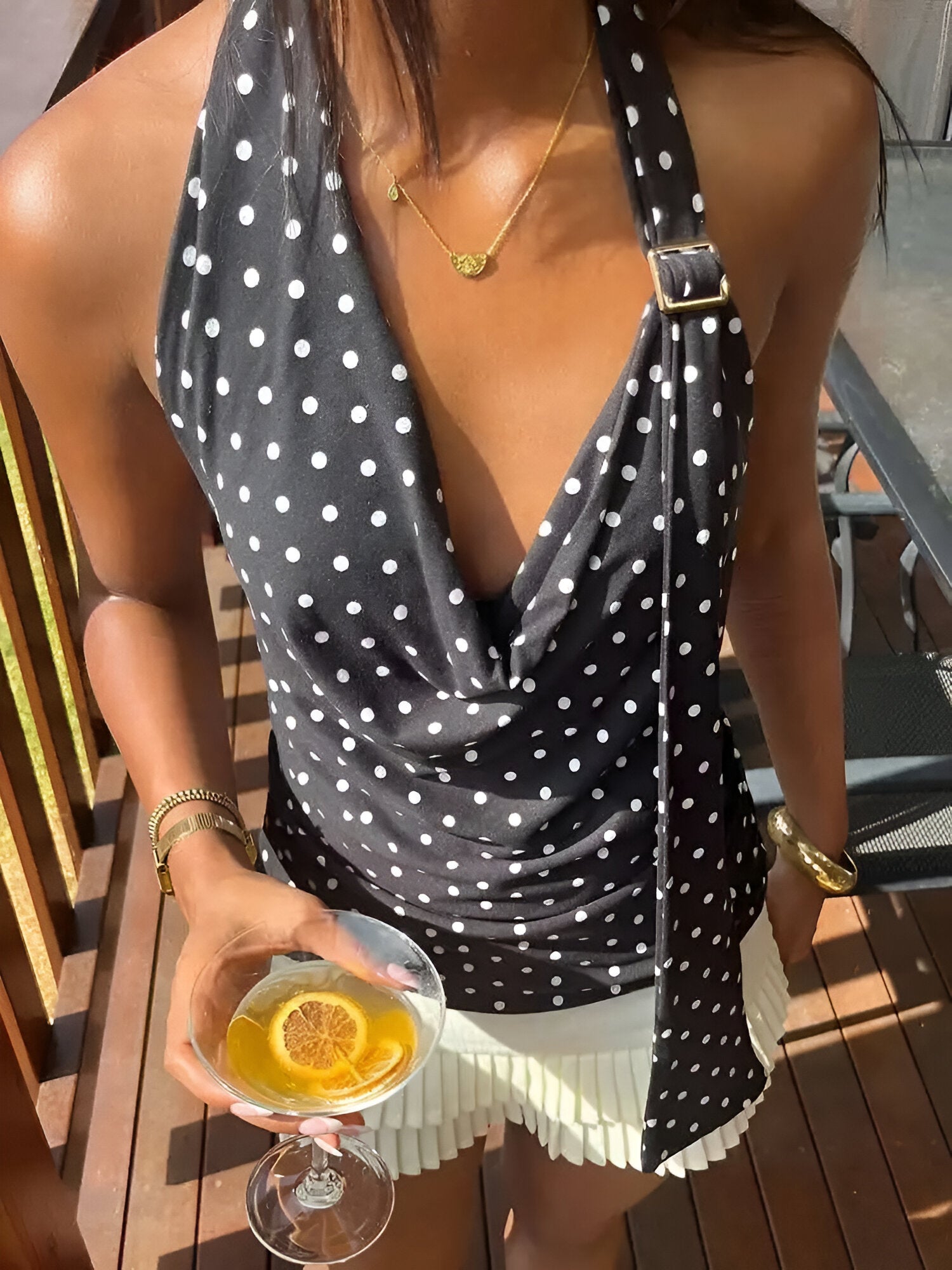 Quintana - Polka Dot Top