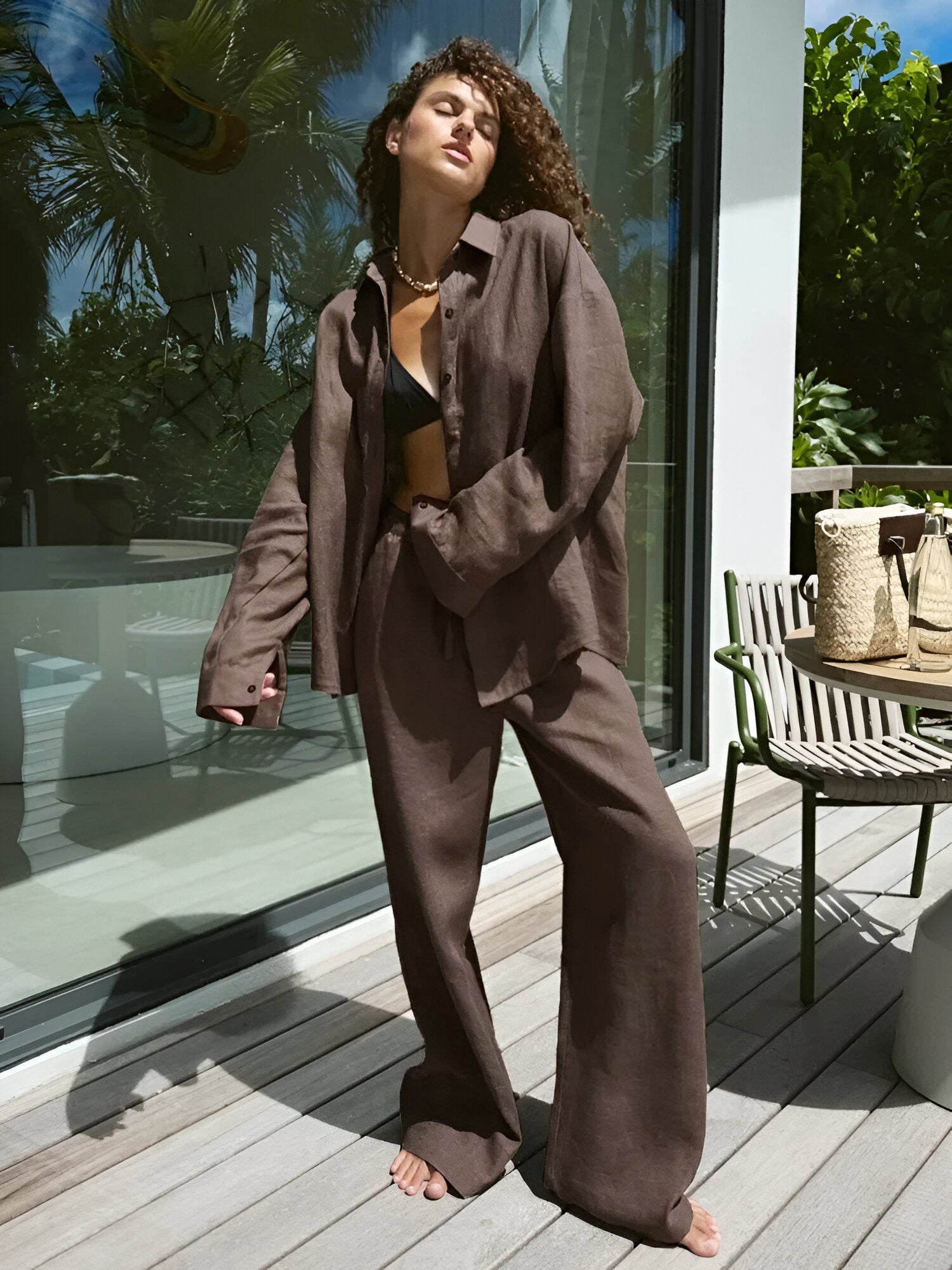 Milena - Linnen set