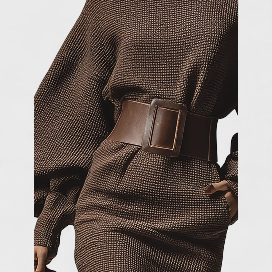 Clara - Stylish knitted dress