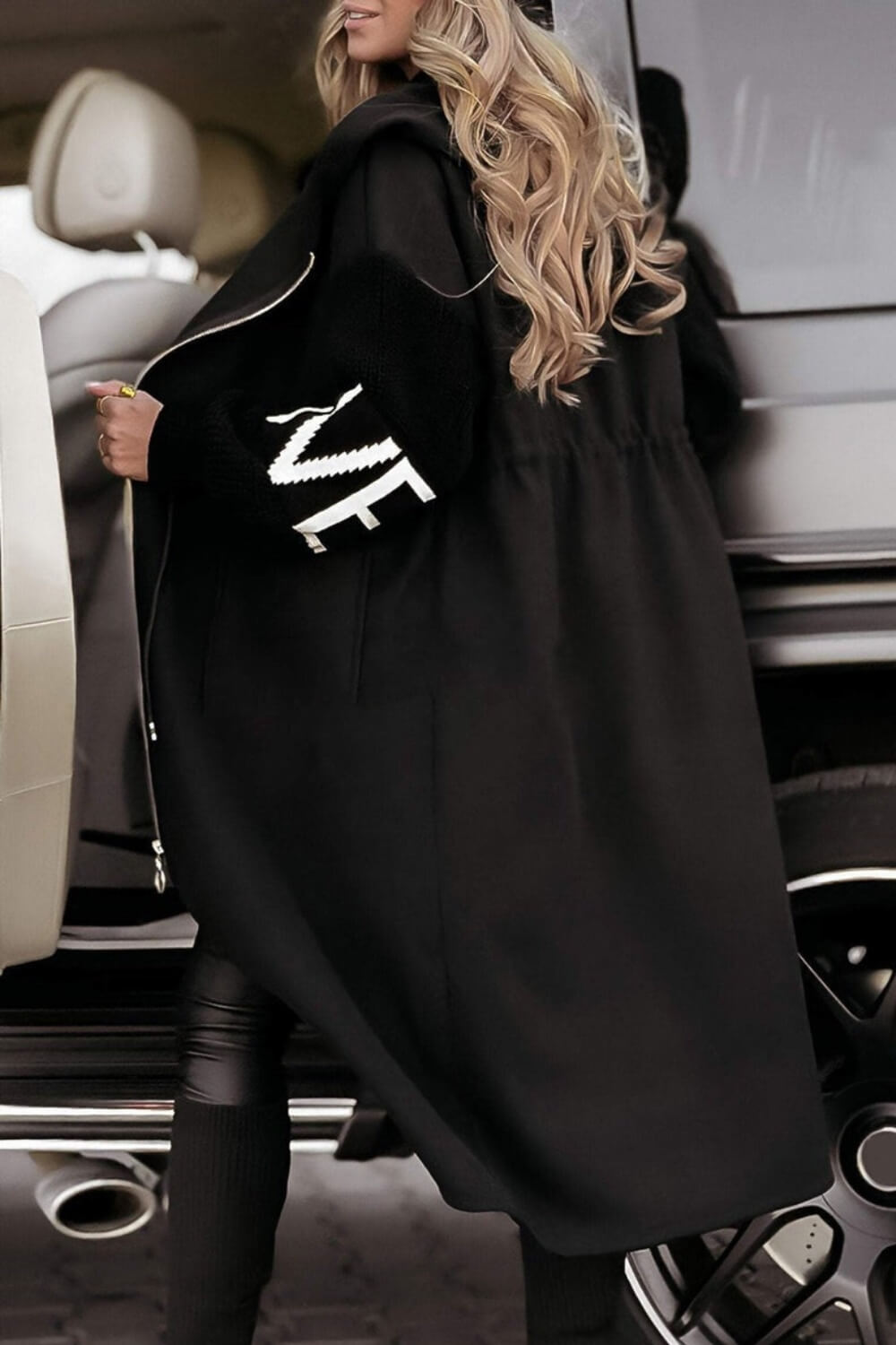 Sophie - Jacket with Cozy Knit Sleeves