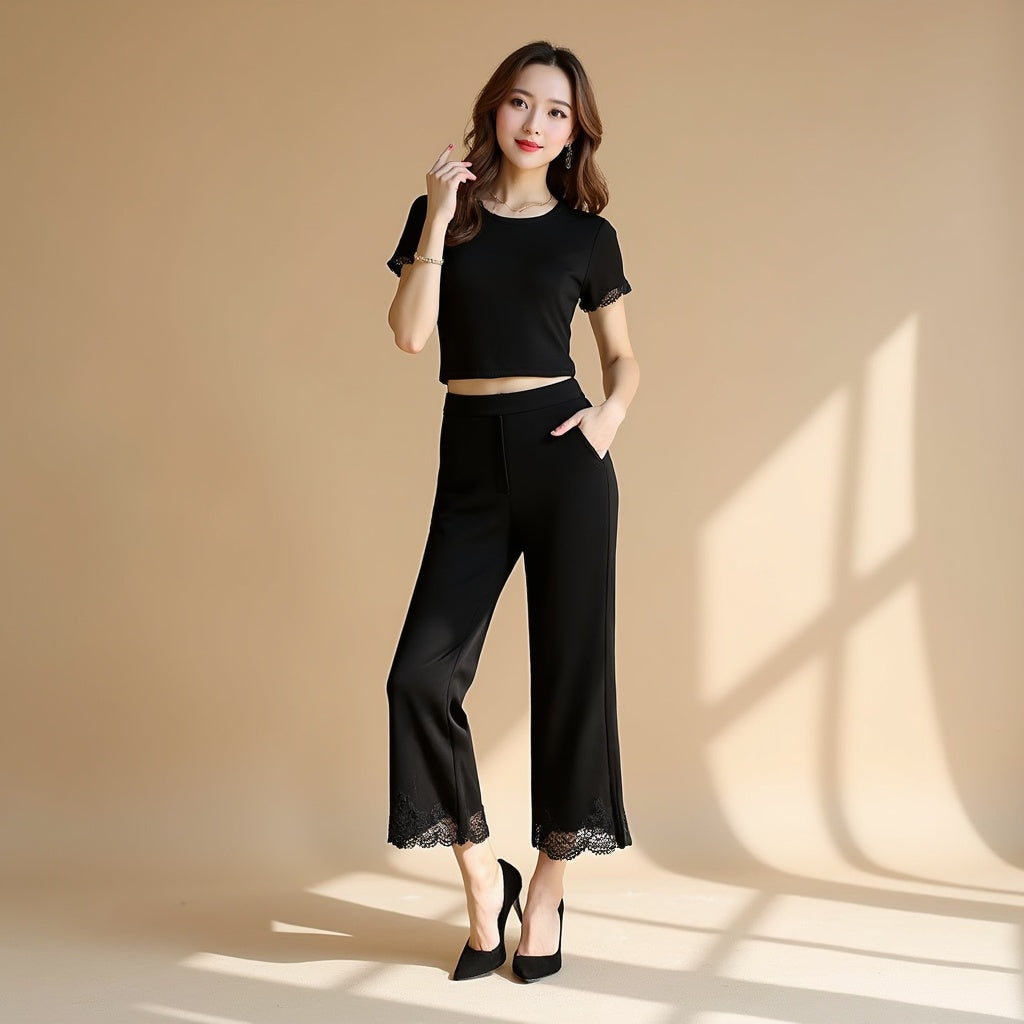 Henriette – Geribbelde broek