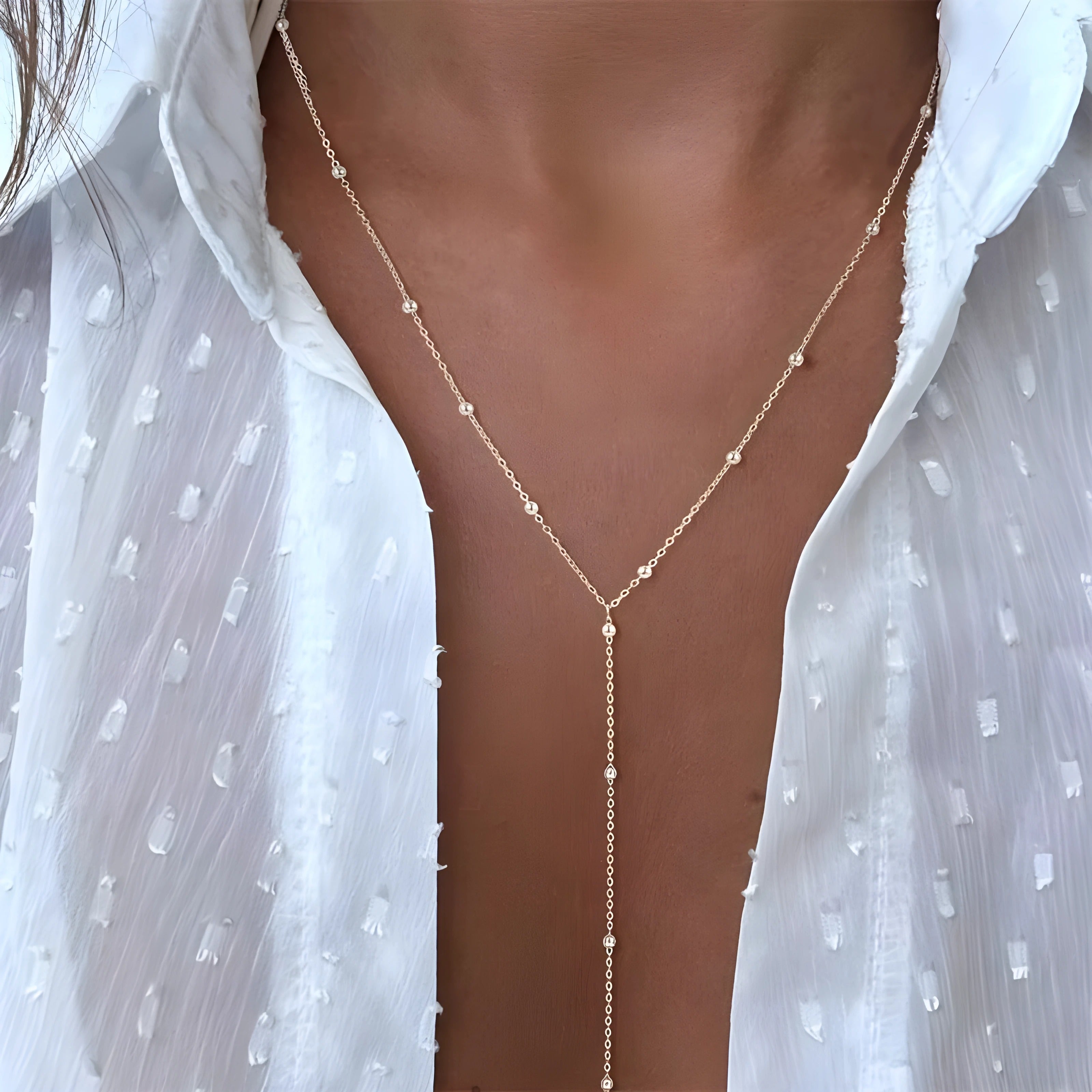 Eulalie – Fijne Y-ketting 