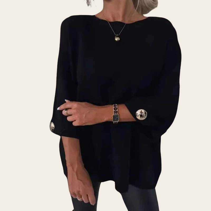 Sophie - Chic Button Sleeve Blouse