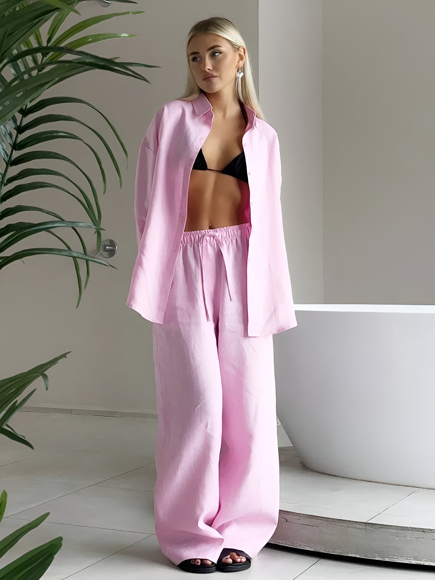 Milena - Linnen set