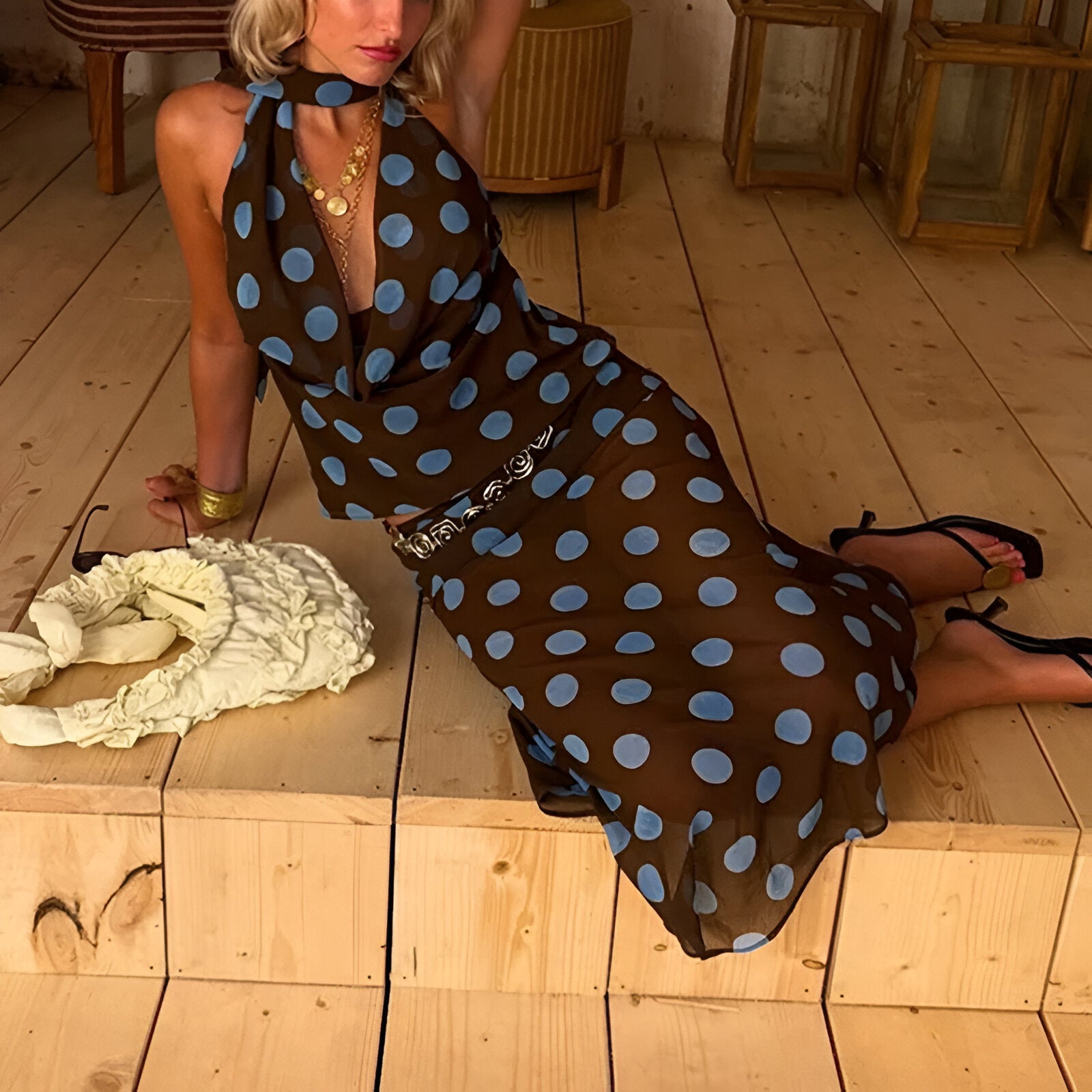 Nathalie - Polka Dot Set