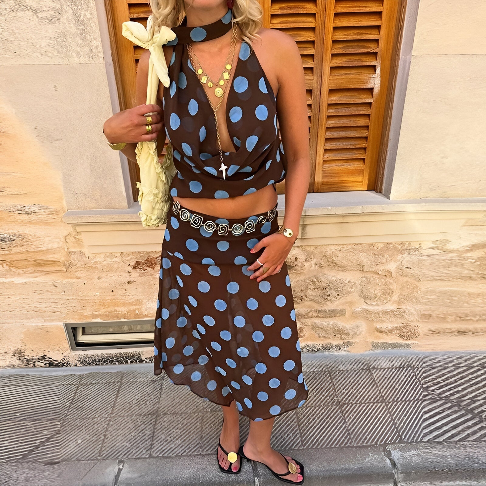 Nathalie - Polka Dot Set