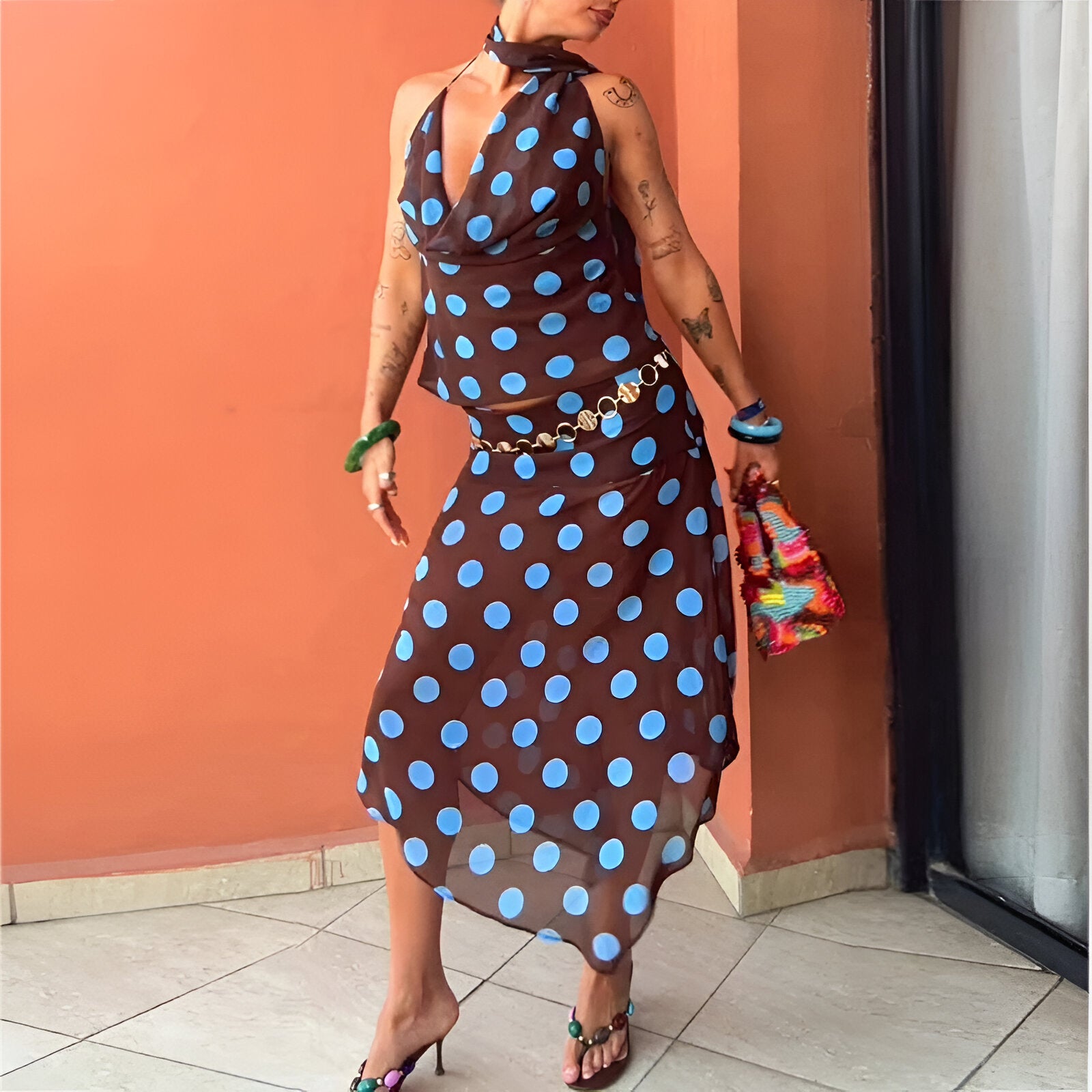 Nathalie - Polka Dot Set