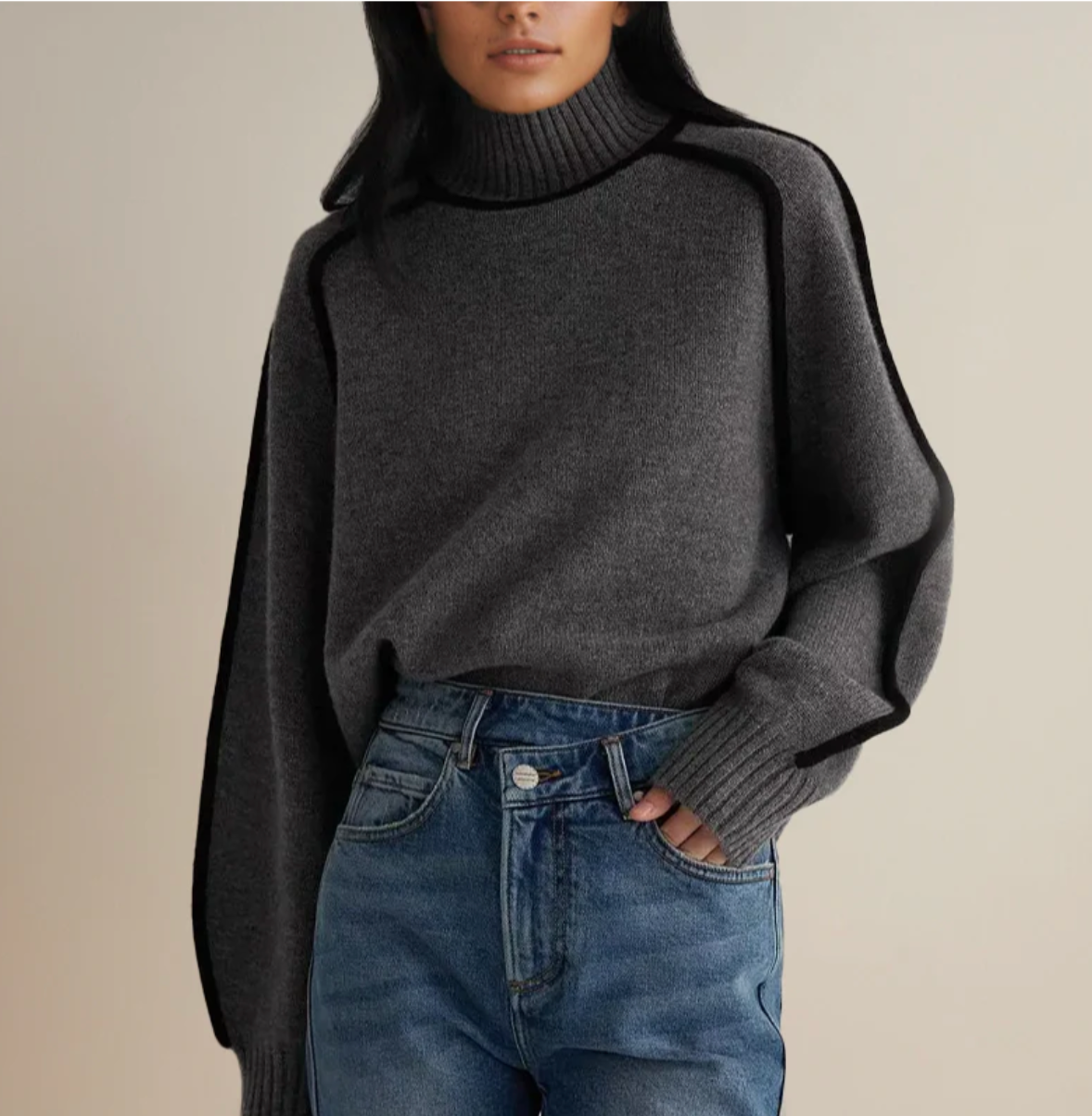 Lila - Cozy Turtleneck Knitwear