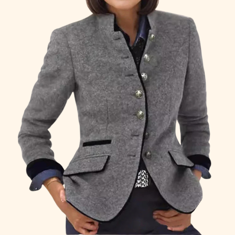 Sophie - Women's Timeless Wool Blend Blazer