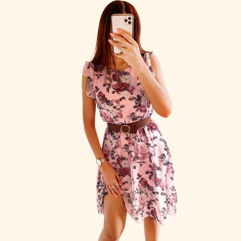 Mia – Blossom Print Dress