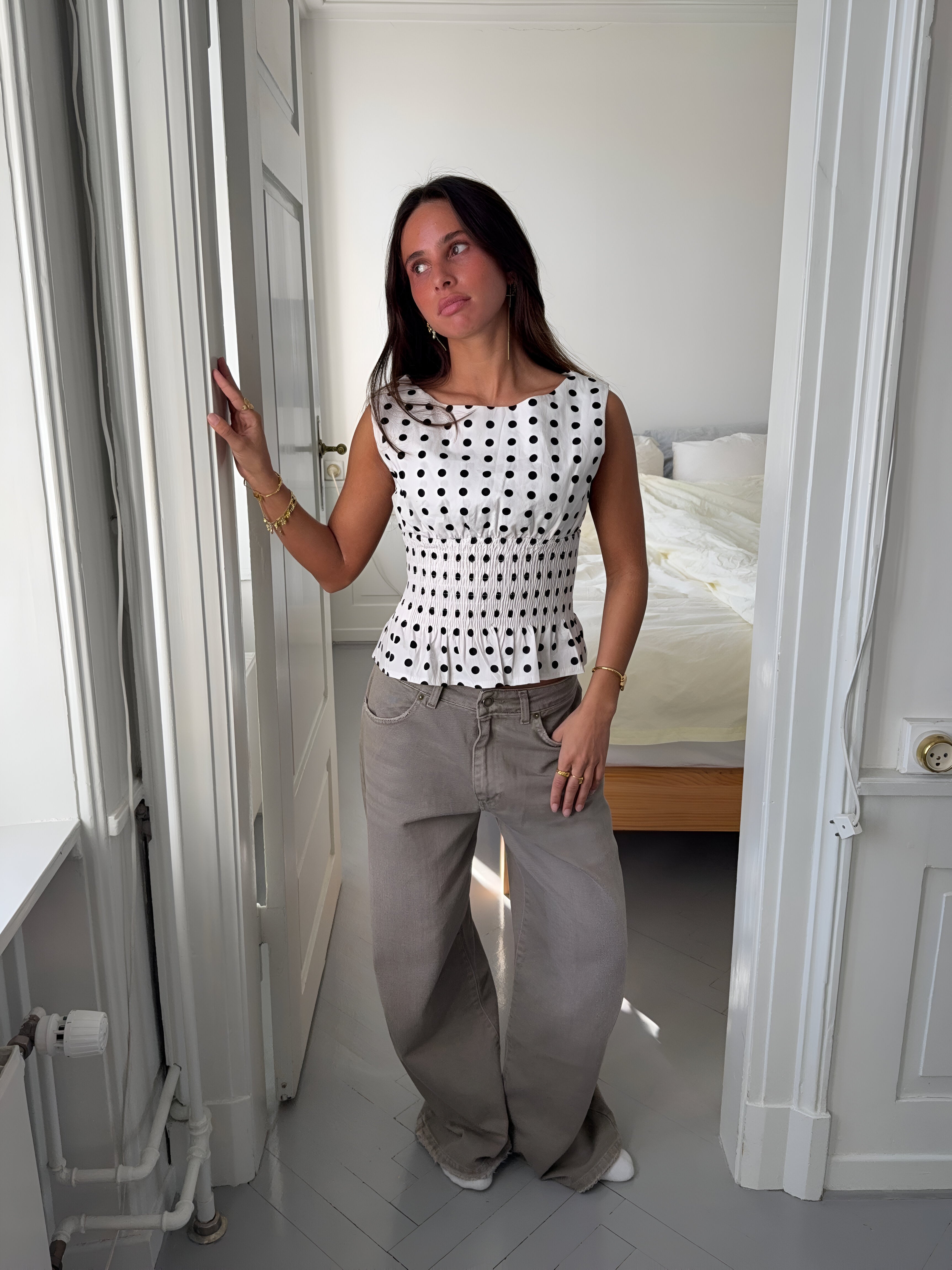 Katarina - Polka Dot Top